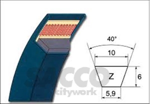 Immagine di CINGHIA TRAPEZIOIDALE