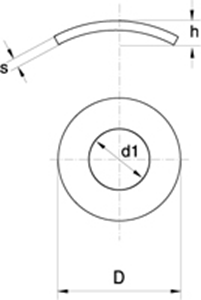 Immagine di Rondelle Elastiche Curvate