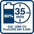 Immagine di 2 batterie ProCORE18V 5.5Ah + caricabatteria GAL 1880 CV