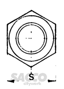 Immagine di DADO 10MA OTTONE ZN ALTO 5587 CL.8  02525488