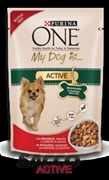 Immagine di CIBO CANI MY DOG IS ACTIVE MANZO       100G SALSA PATATE CAROTE ONE PURINA 02637051