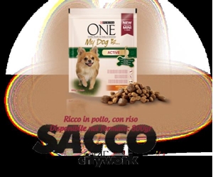 Immagine di CIBO CANI MY DOG IS ACTIVE MANZO       100G MULTIPACK           ONE PURINA 02637259