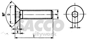 Immagine di 8X25 TBEI INOX A2 ISO 7380 VIT E **  02801872