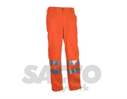 Immagine di PANTALONI HV COTONE PLUTONE TG.  L ARANCIO 2CAT EN ISO 20471         CENI 03401132