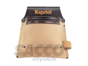 Immagine di BORSA UTENSILI CUOIO EXTRA 2 TASCHE CARPENTIERE            KAPRIOL 04026211