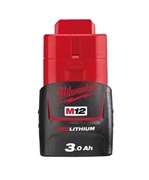 Immagine di BATTERIA M12 B3 12 V / 3 AH MILWAUKEE 05801077