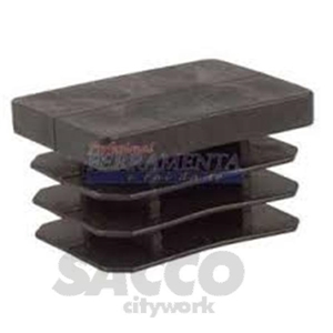 Immagine di COPRIPILASTRO PLASTICA NERO MM 30X40 TIPO RETTANGOLARE 594     IBFM 01404159