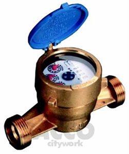 Immagine di CONTATORE ACQUA A TURBINA 1/2" QUADRANTE ASCIUTTO          VM 01677430