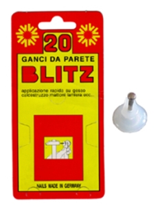 Immagine di GANCI BLITZ 1 PUNTA       20PZ