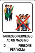 Immagine di S.ALL.COVID INGRESSO P.  30X20