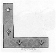 Immagine di PIASTRA RINFORZO A SQUADRA CM 5X5 ACC.ZINCO+ A.R.C. PZ 4     MTX 00618083