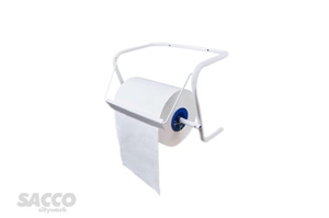 Immagine di DISPENSER BOBINA DA MURO MM 230X435X330 METALLO BIANCO             ICA 05506460