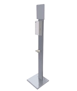 Immagine di PIANTANA LAMIERA P/DISPENSER MM 350X1500X350 GRIGIO PRETRATTATA COMPONIBILE 05594085