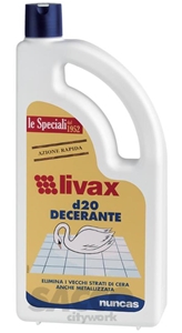 Immagine di DECERANTE PAVIMENTI D20 LT 1    FLACONE LIVAX                   NUNCAS 03619131