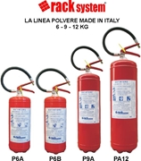 Immagine di ESTINTORE A POLVERE KG 2 CLASSE 13A 89BC EN 3/7 PK2  RS 04520412