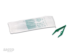 Immagine di PINZA STERILE MONOUSO NYLON MM 100 VERDE CND L9099            PVS 03521984