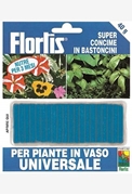 Immagine di CONCIME BASTONCINI PIANTE FIOR PZ 30  9-7-8 ORGANICO               FLORTIS 03334232